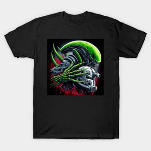 Alien Xenomorph versus Fallout T-Shirt